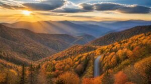Smoky Mountains National Park during peak autumn foliage