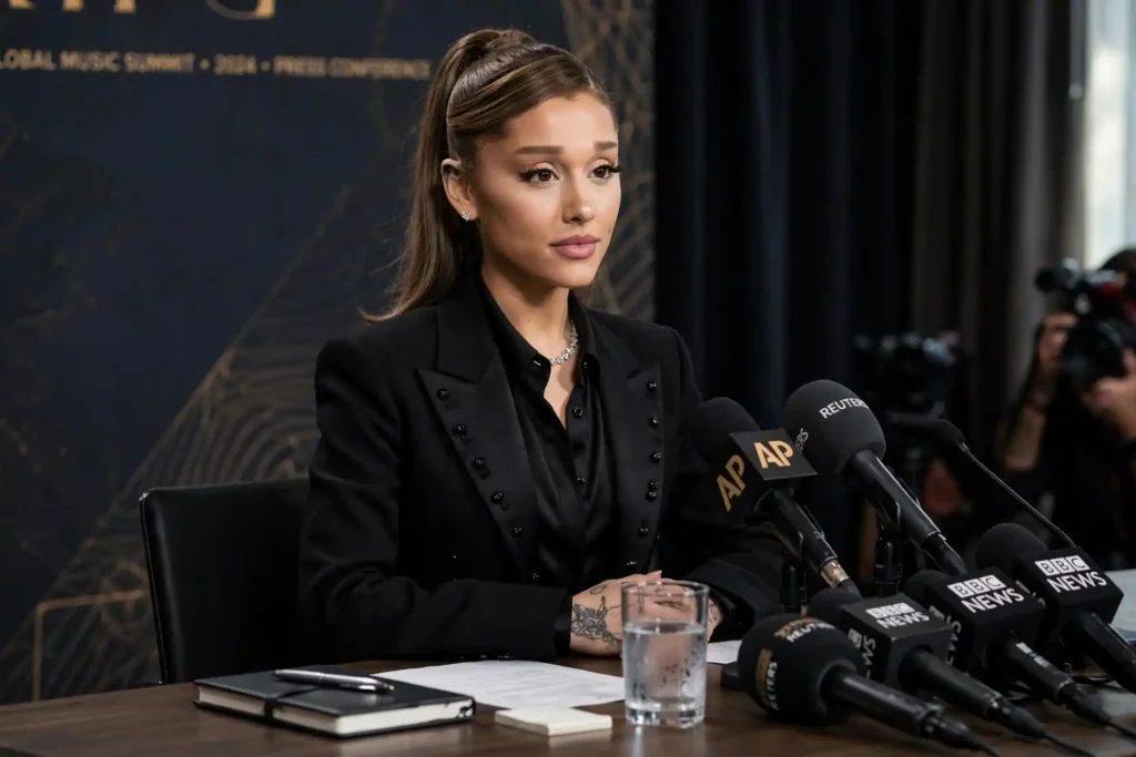 ariana grande stepping back