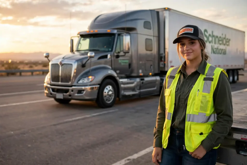 TikTok trucker Ally