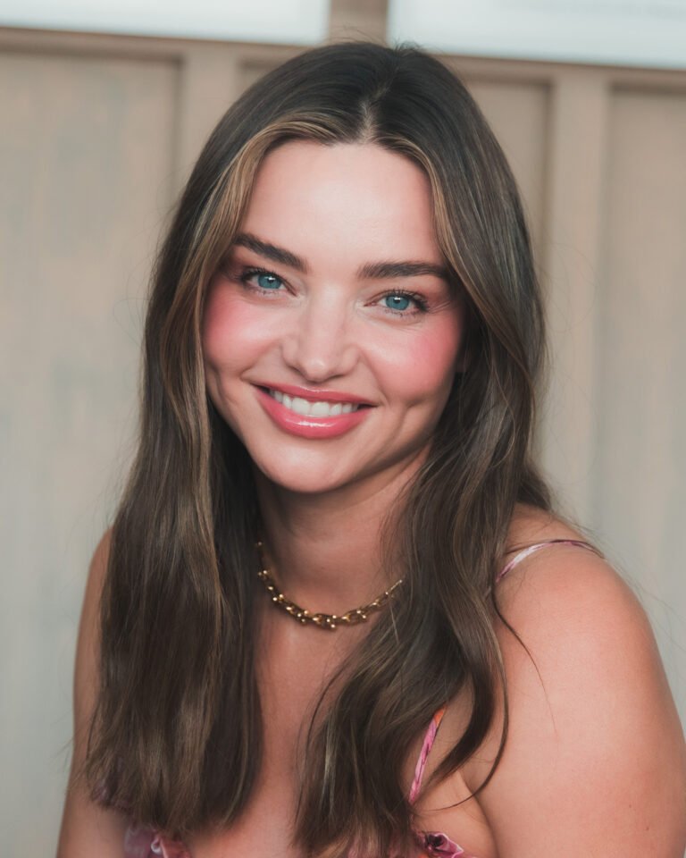 Miranda Kerr smiling for a photo