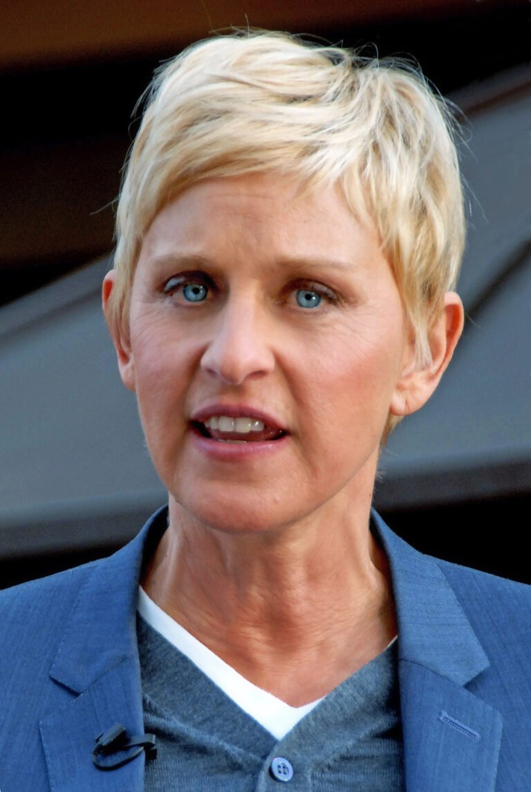 Ellen DeGeneres at a book signing in Los Angeles
